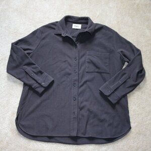 Madewell Women's Charcoal Button Down Shirt
